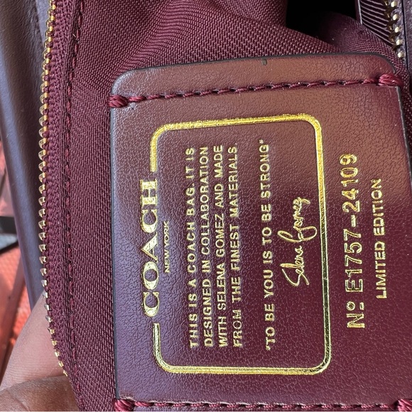 Limited Edition Coach x Selena Gomez Collection  Smoke free environment EUC - Picture 11 of 13